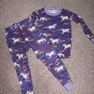 Hanna Anderson Purple Unicorn Pajamas